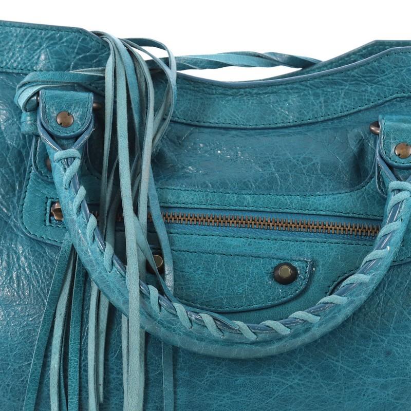  Balenciaga City Classic Studs Handbag Leather Medium 3