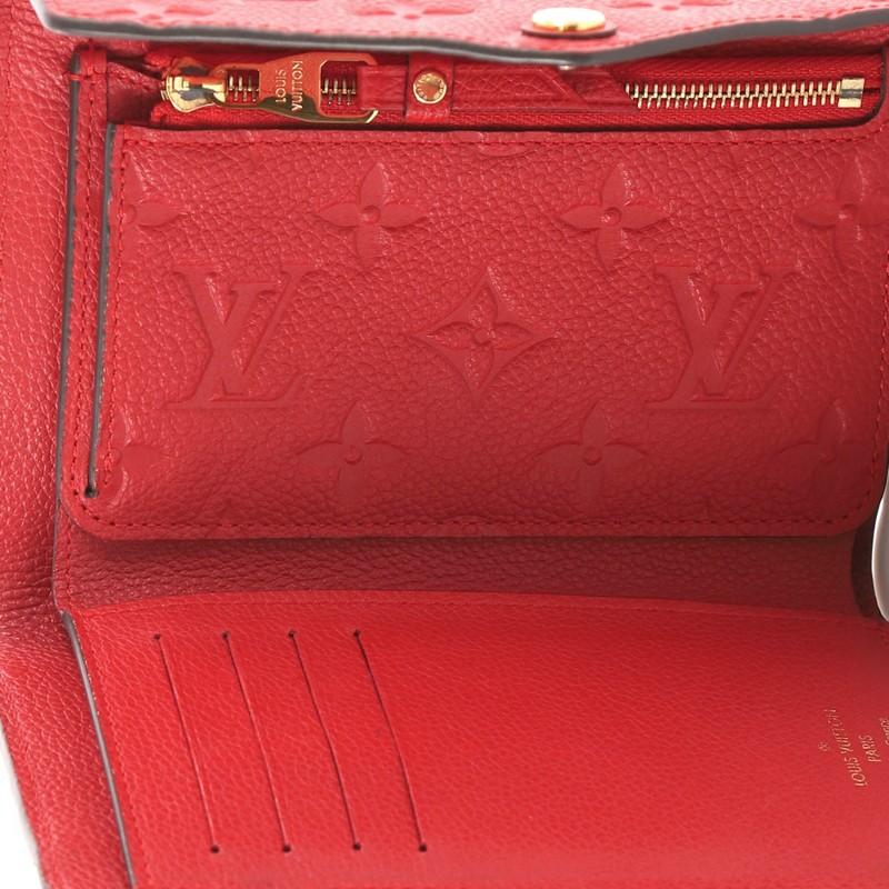  Louis Vuitton Compact Curieuse Wallet Monogram Empreinte Leather 1