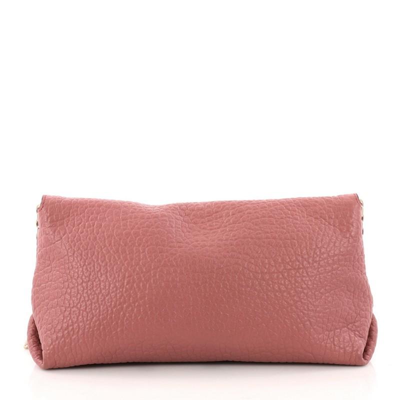 Pink Burberry Mildenhall Shoulder Bag Heritage Grained Leather Medium