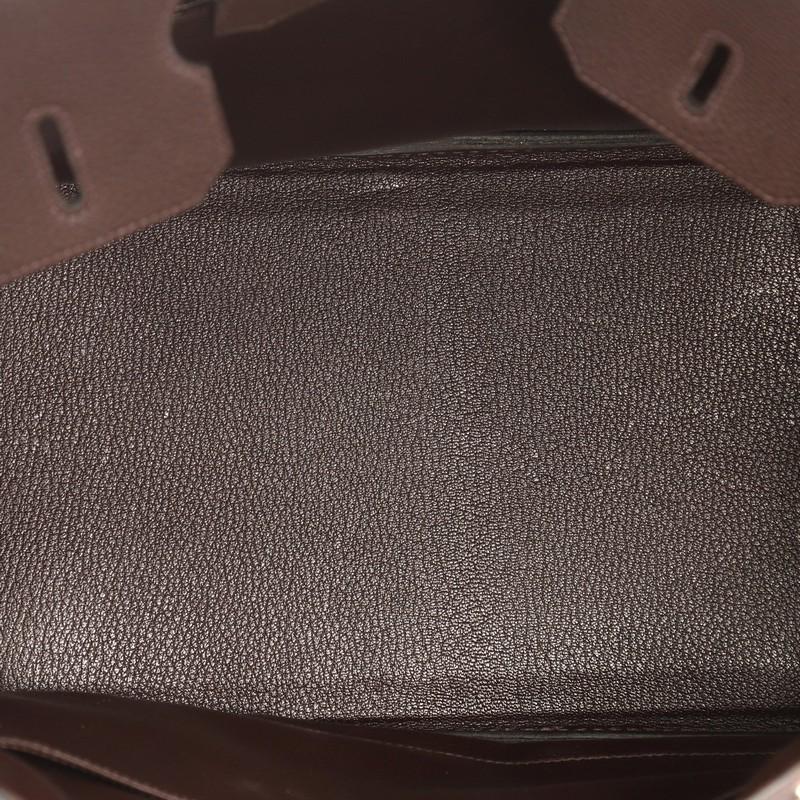 Hermes Birkin Handbag Café Togo with Palladium Hardware 35 1