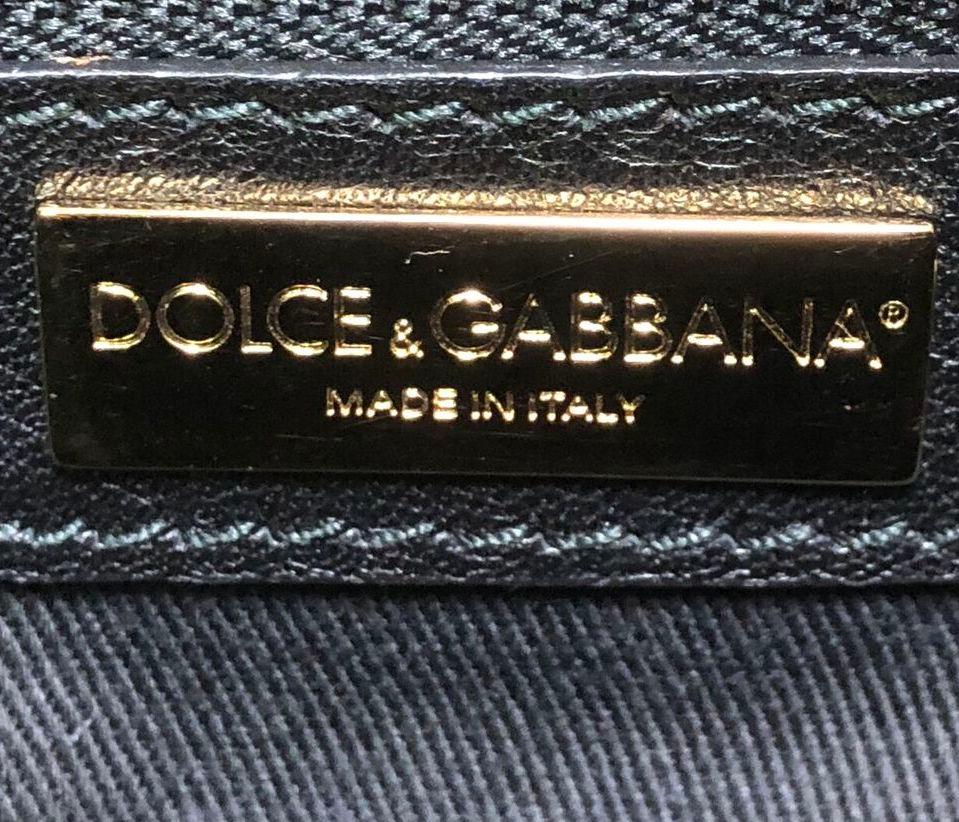 Dolce & Gabbana Miss B Shoulder Bag Printed Coated Canvas Small 2