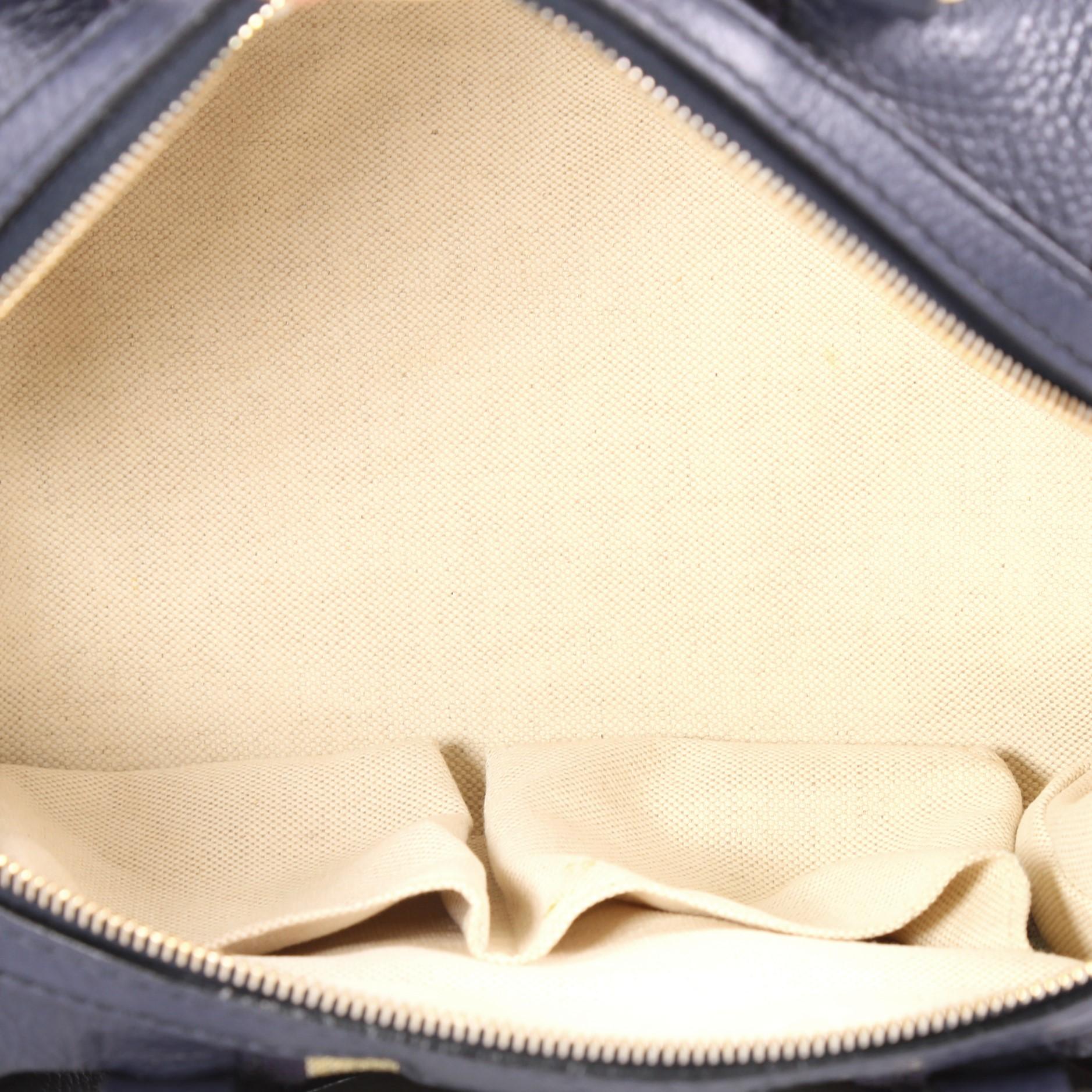 Gucci Vintage Web Boston Bag Leather Small  1