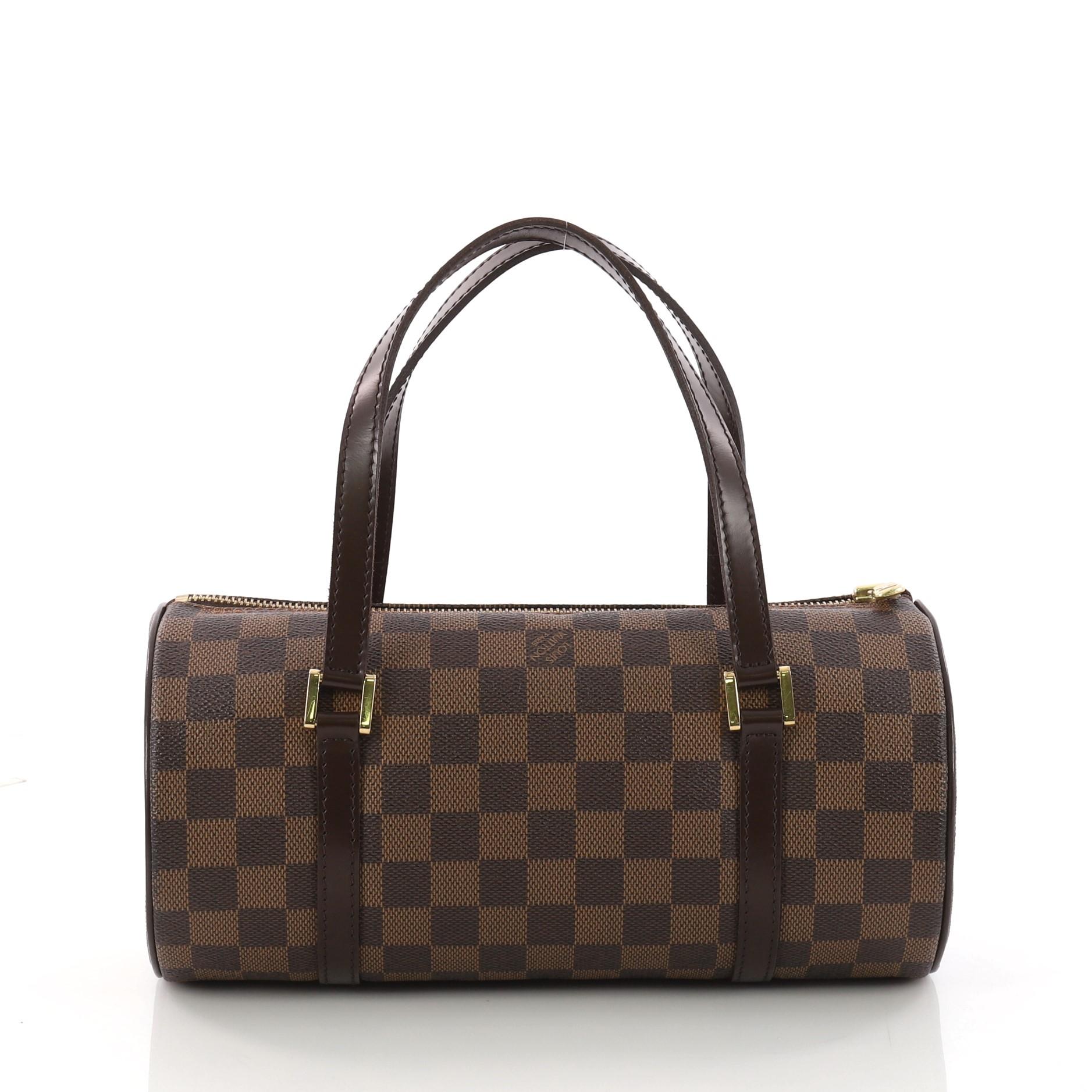 Louis Vuitton Papillon Handbag Damier 26 In Good Condition In NY, NY