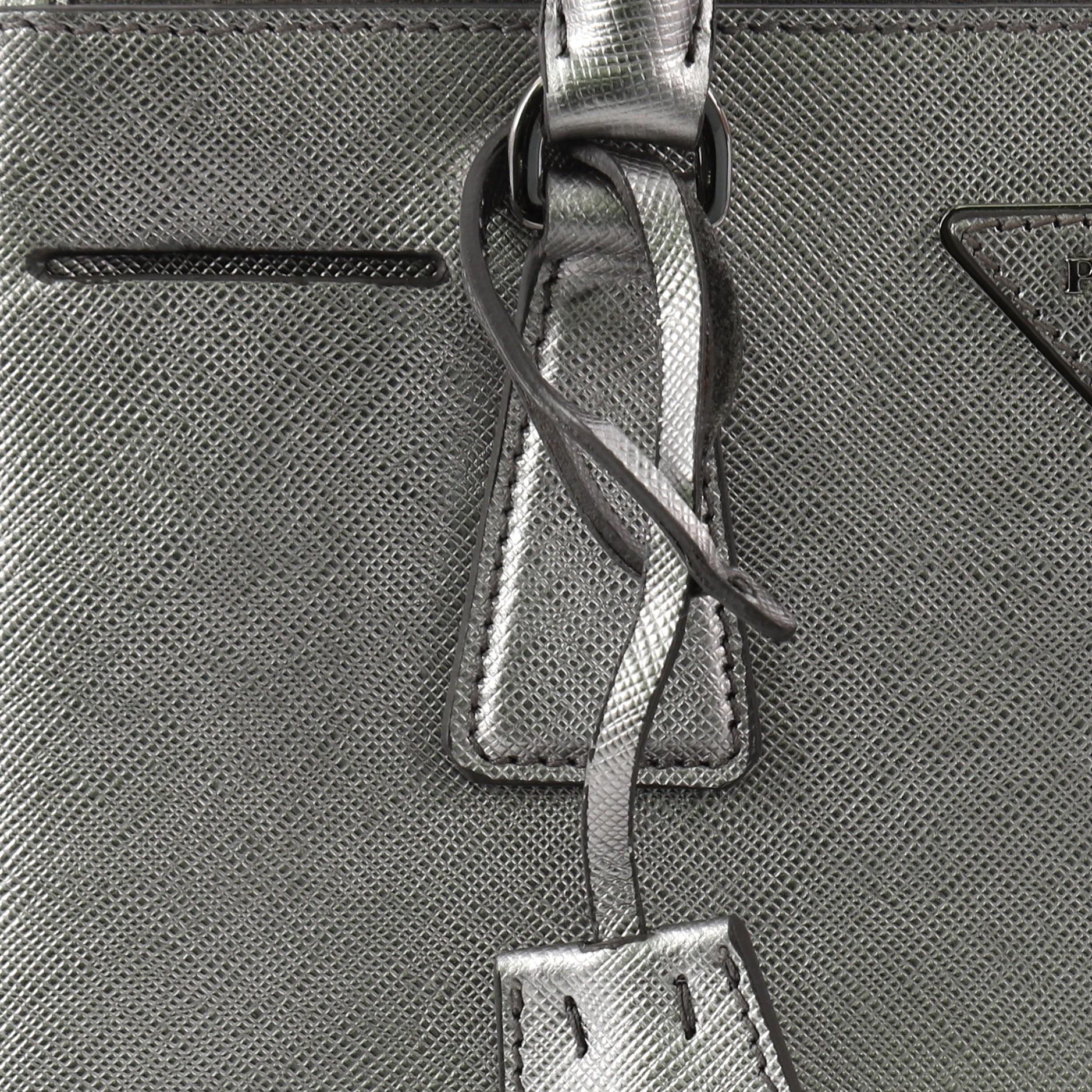 Prada Double Zip Lux Tote Saffiano Leather Mini 3
