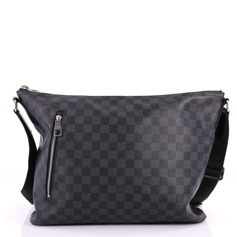 Louis Vuitton Mick Handbag Damier Graphite MM In Good Condition In NY, NY