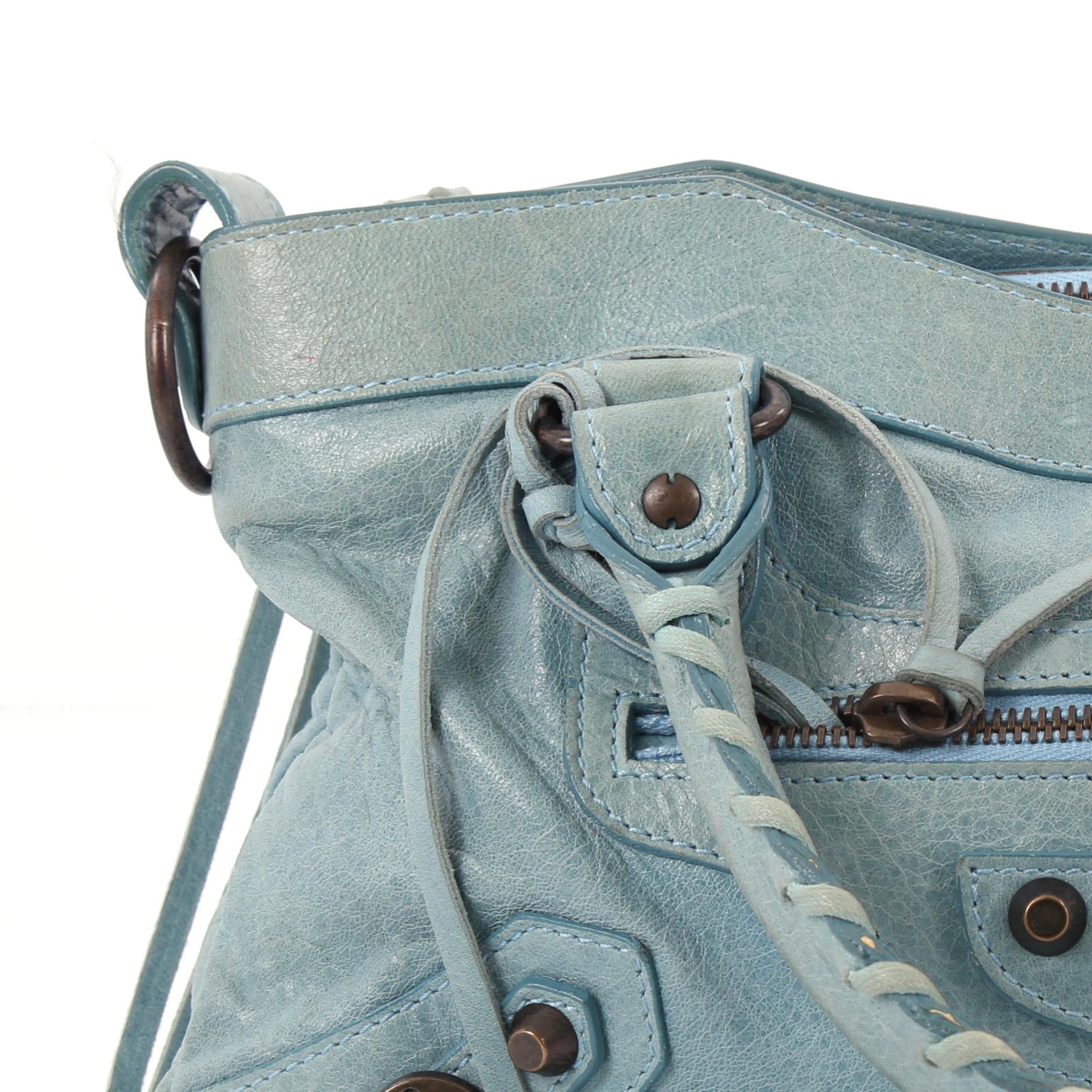 Balenciaga First Classic Studs Handbag Leather 1