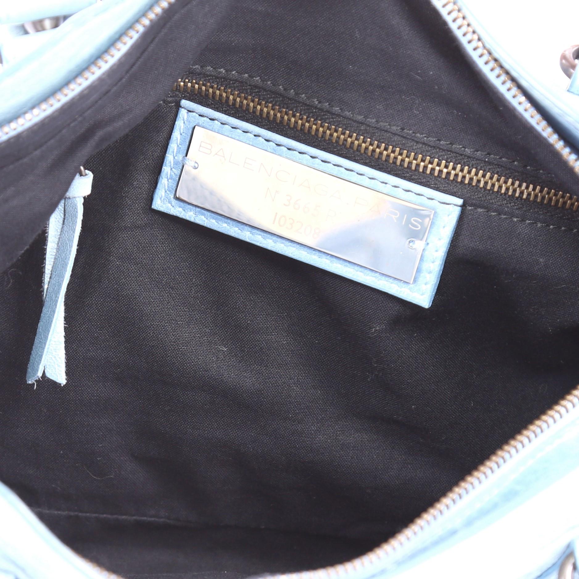 Balenciaga First Classic Studs Handbag Leather 3