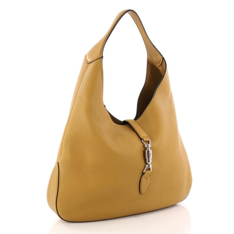 Gucci jackie soft leather hobo sale