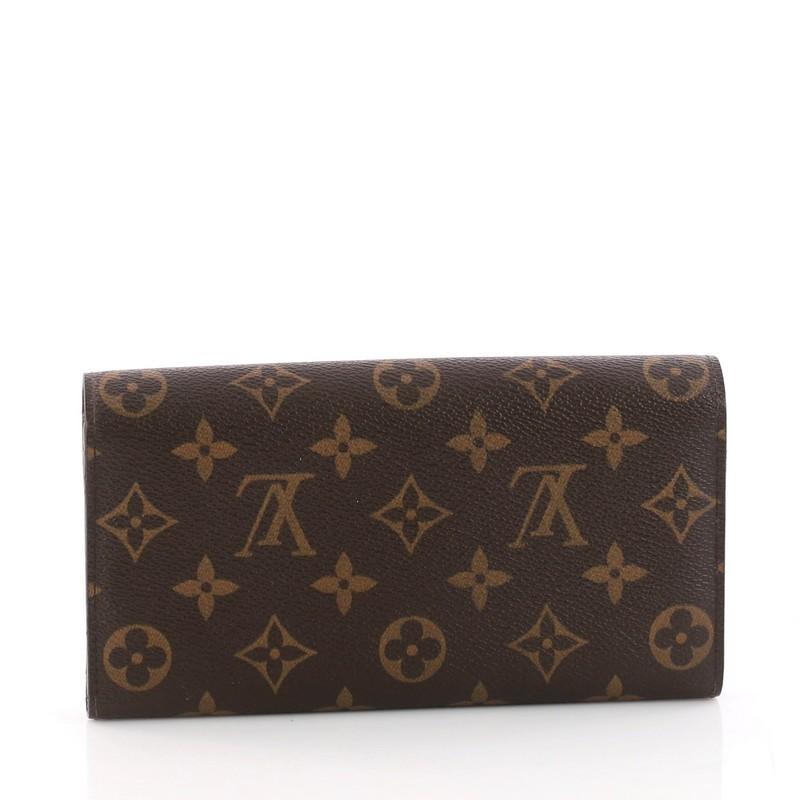 Louis Vuitton Sarah Wallet Monogram Canvas In Good Condition In NY, NY