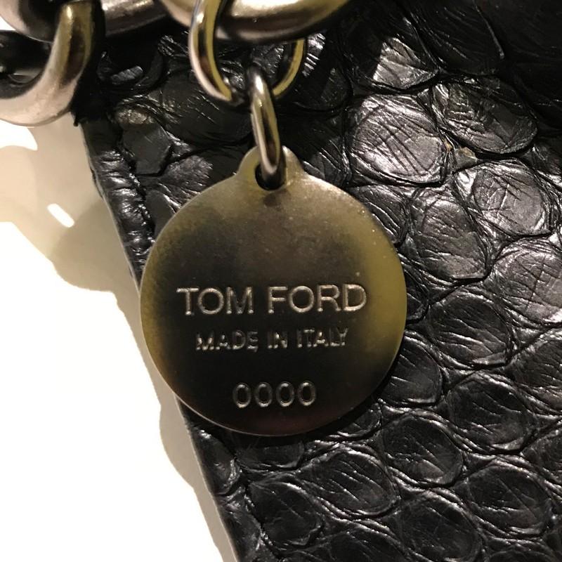 Tom Ford Chain Handle Bag Python Large 2