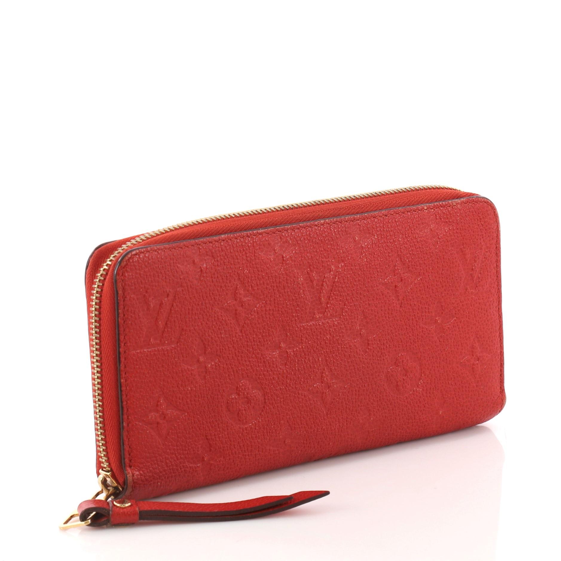 louis vuitton empreinte zippy wallet