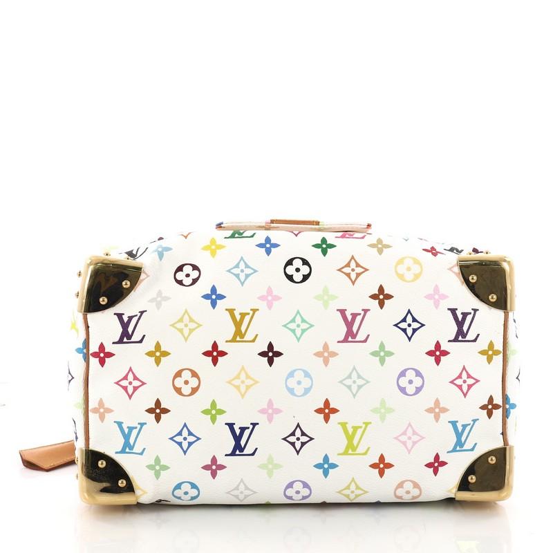 Louis Vuitton Speedy Handbag Monogram Multicolor 30 In Good Condition In NY, NY