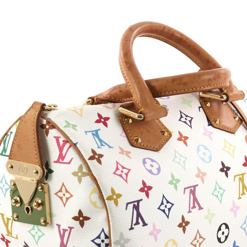 Louis Vuitton Speedy Handbag Monogram Multicolor 30 1