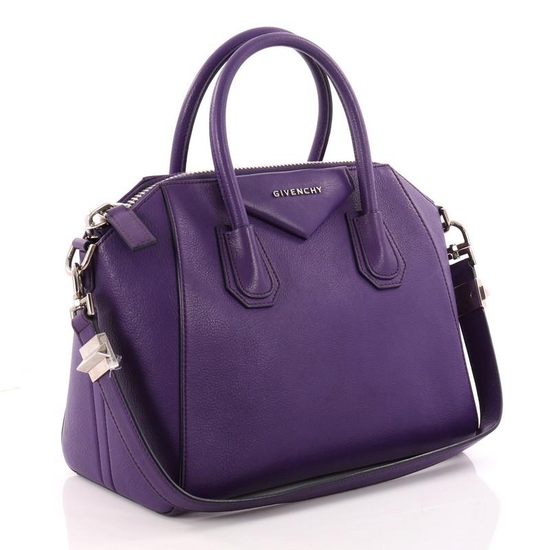 Purple Givenchy Antigona Bag Leather Small 