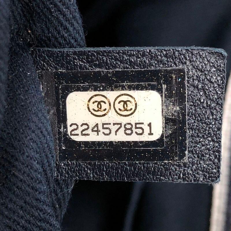 Chanel CC Shopping Tote Denim Large In Good Condition In NY, NY