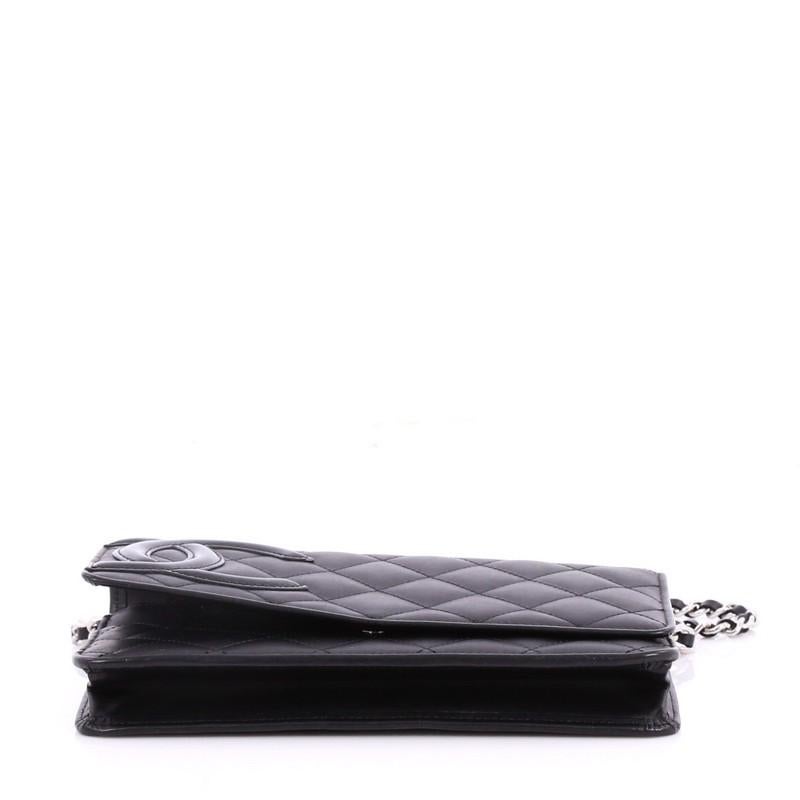 Chanel Cambon Wallet on Chain Quilted Leather 1