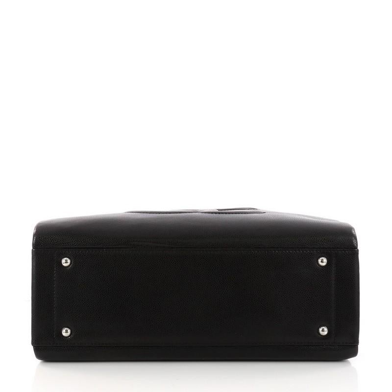 Black Chanel Ultimate Executive Tote Caviar Large