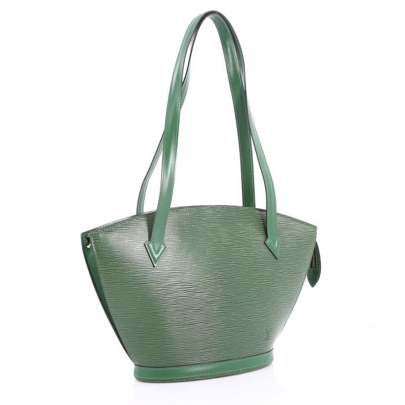 Gray Louis Vuitton Saint Jacques Handbag Epi Leather PM