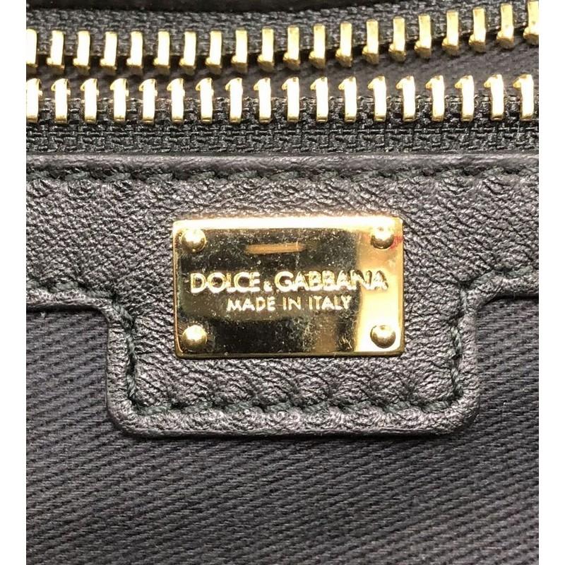 Dolce & Gabbana Miss Sicily Handbag Leopard Print Leather Large 2