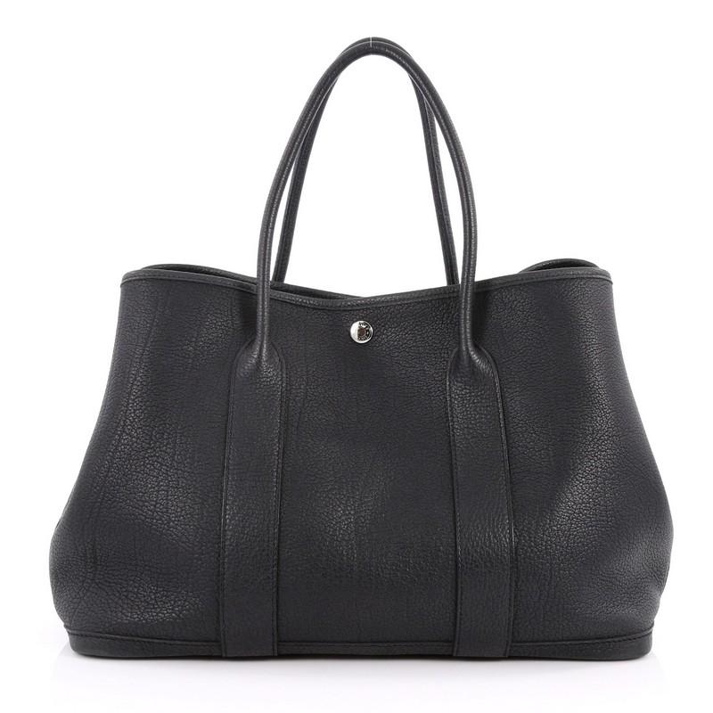Hermes Garden Party Tote Leather 36 In Good Condition In NY, NY