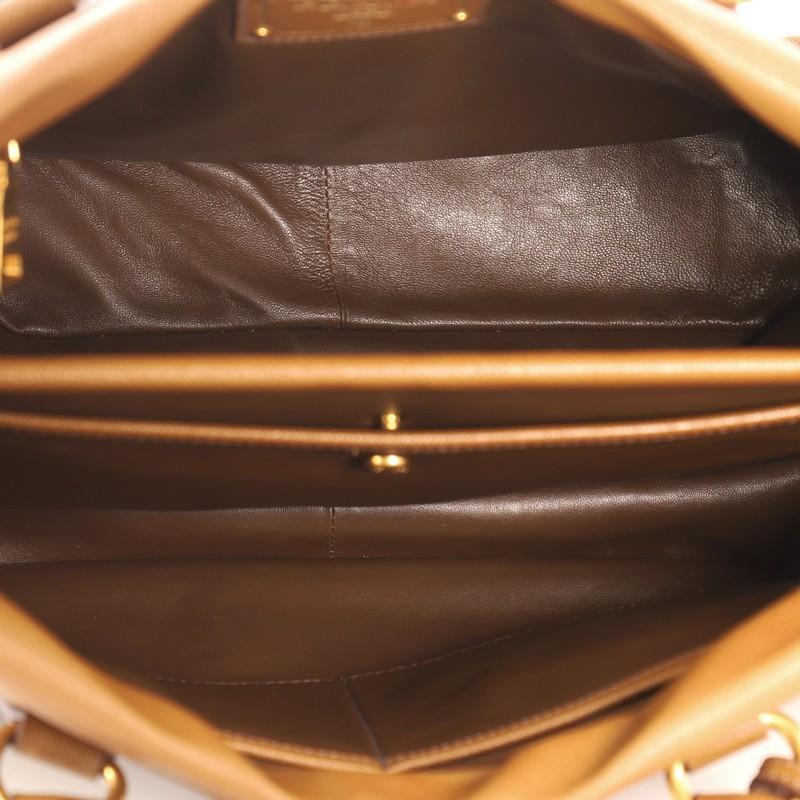 Prada Frame Tote Saffiano Leather Medium 1