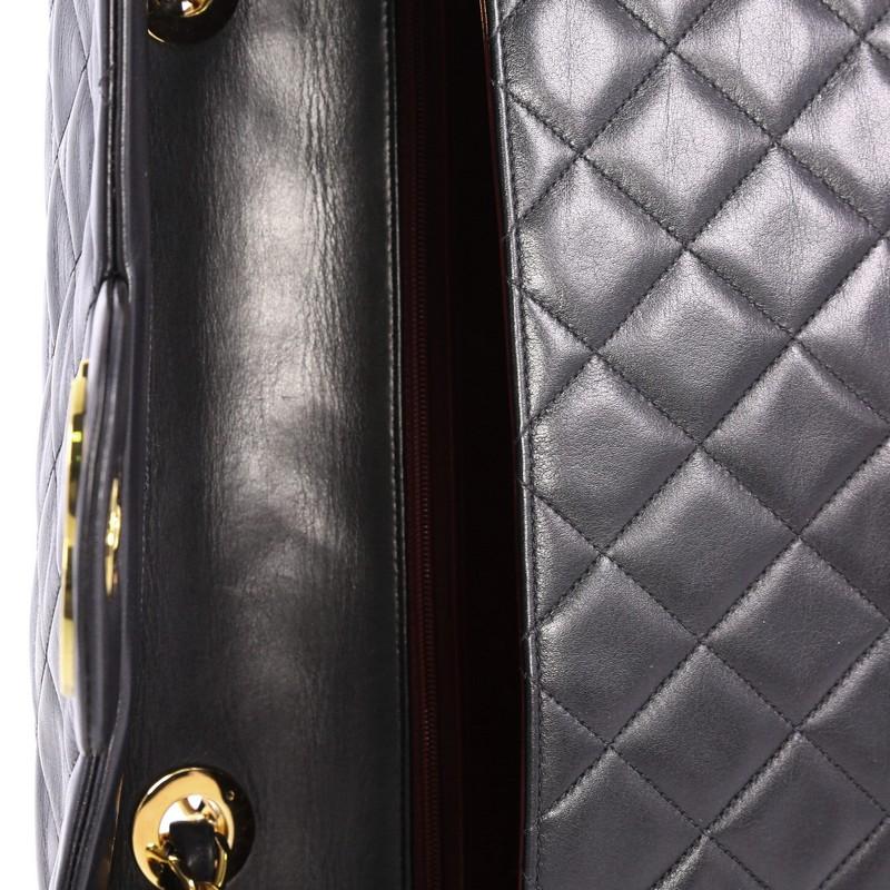 Chanel Vintage Classic Single Flap Bag Quilted Lambskin Maxi 2
