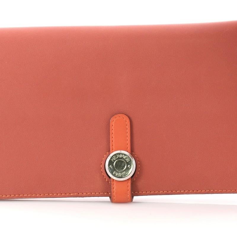 Hermes Dogon Recto Verso Leather Wallet  1