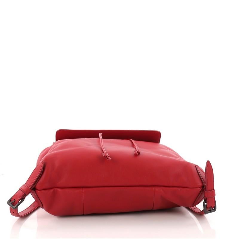 Women's Bottega Veneta Backpack Leather with Intrecciato Medium