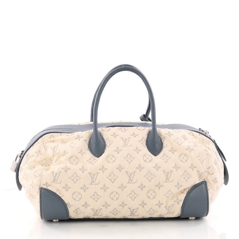 Louis Vuitton Round Speedy Bag Monogram Denim at 1stdibs