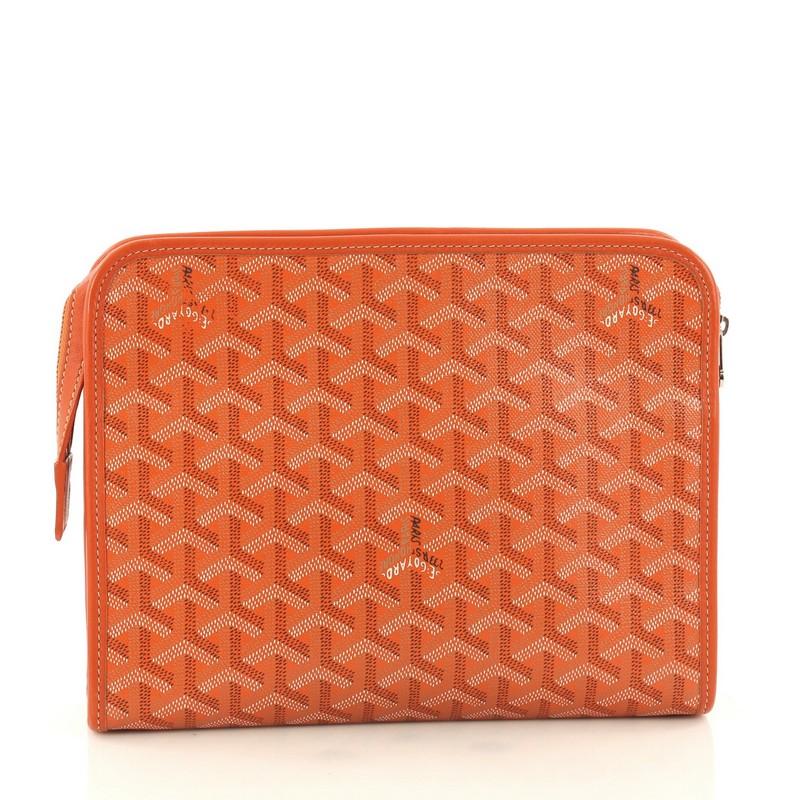 Goyard toiletry pouch top