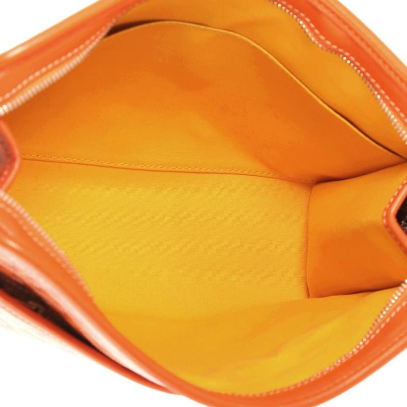 Orange Goyard Jouvence Toiletry Pouch Coated Canvas
