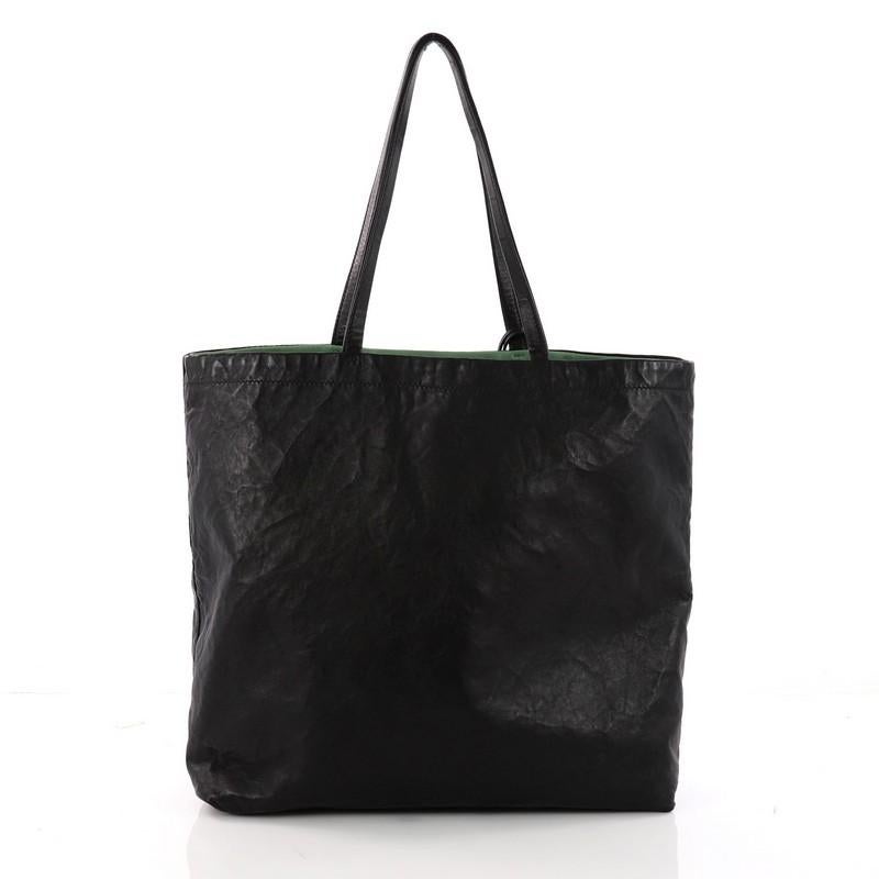 Prada Reversible Tote Soft Calfskin Large In Good Condition In NY, NY
