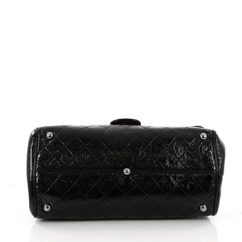 Women's Chanel Ritz Flap Bag Quilted Patent Large