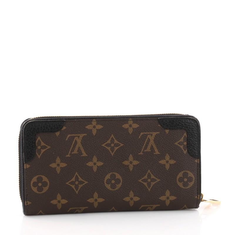 Louis Vuitton Retiro Zippy Wallet Monogram Canvas In Good Condition In NY, NY