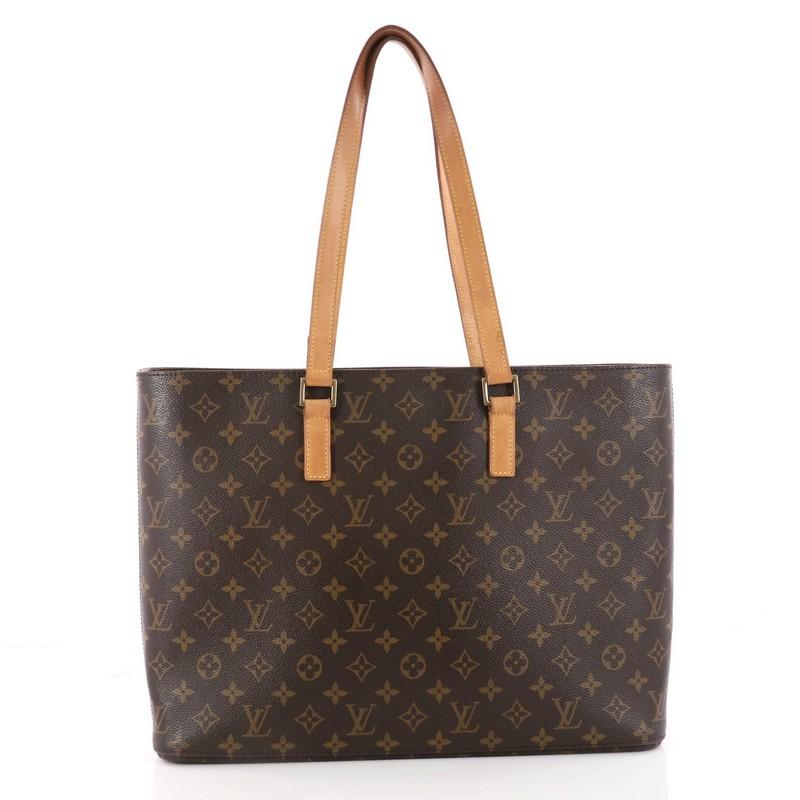 Louis Vuitton Luco Handbag Monogram Canvas In Good Condition In NY, NY