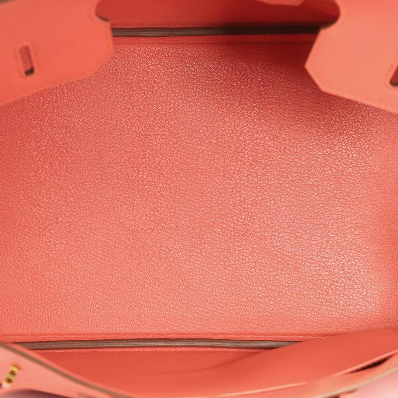 Hermes Birkin Handbag Flamingo Epsom with Gold Hardware 35 2