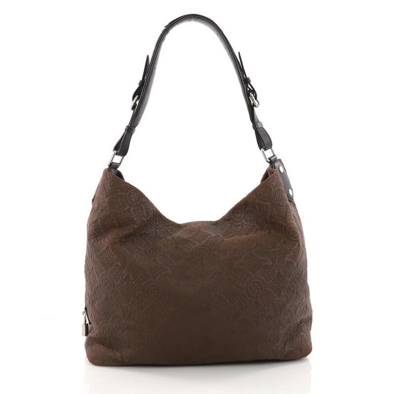Louis Vuitton Antheia Hobo Leather PM In Fair Condition In NY, NY