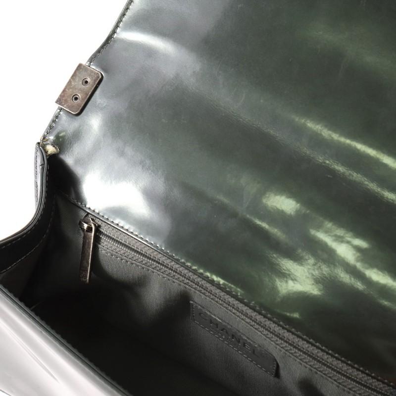 Chanel Reverso Boy Flap Bag Glazed Iridescent Calfskin Old Medium 1
