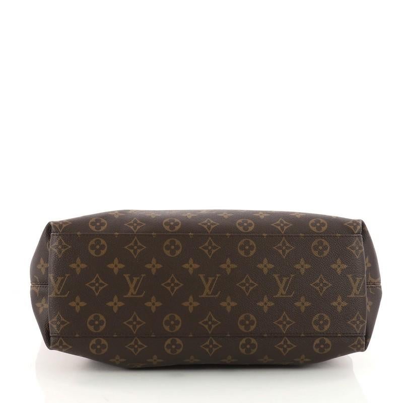 Louis Vuitton Tuileries Hobo Monogram Canvas with Leather In Good Condition In NY, NY