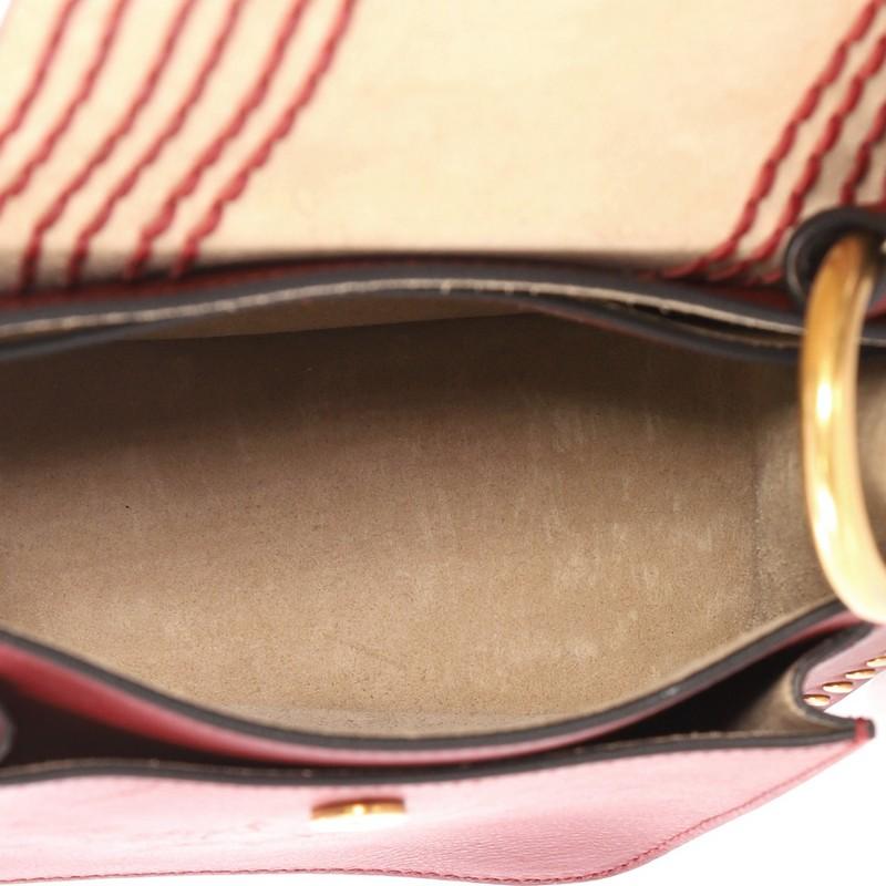 Chloe Hudson Handbag Whipstitch Leather Small 2