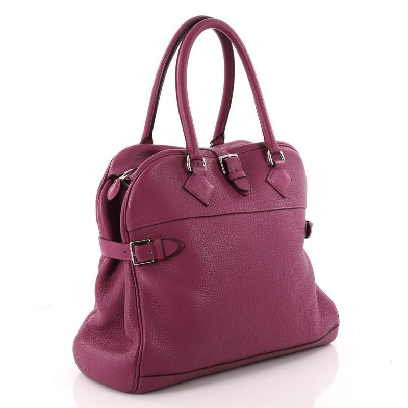 Marron Hermès Atlas Bag Clemence 35