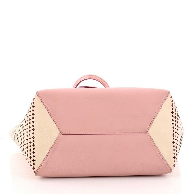 Perforiertes Leder von Louis Vuitton Lockme Cabas Damen