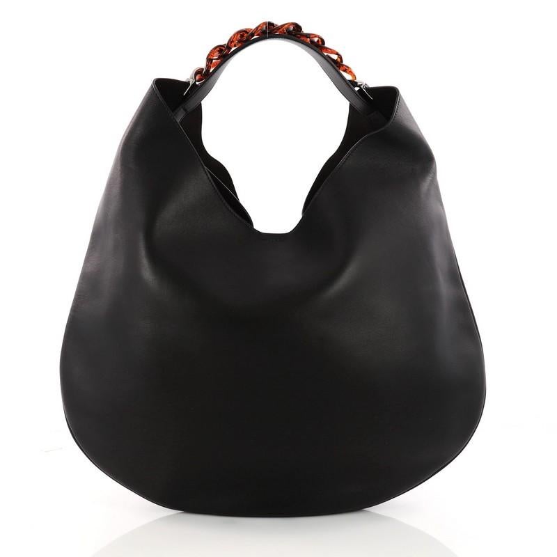 Black Givenchy Infinity Hobo Leather Small