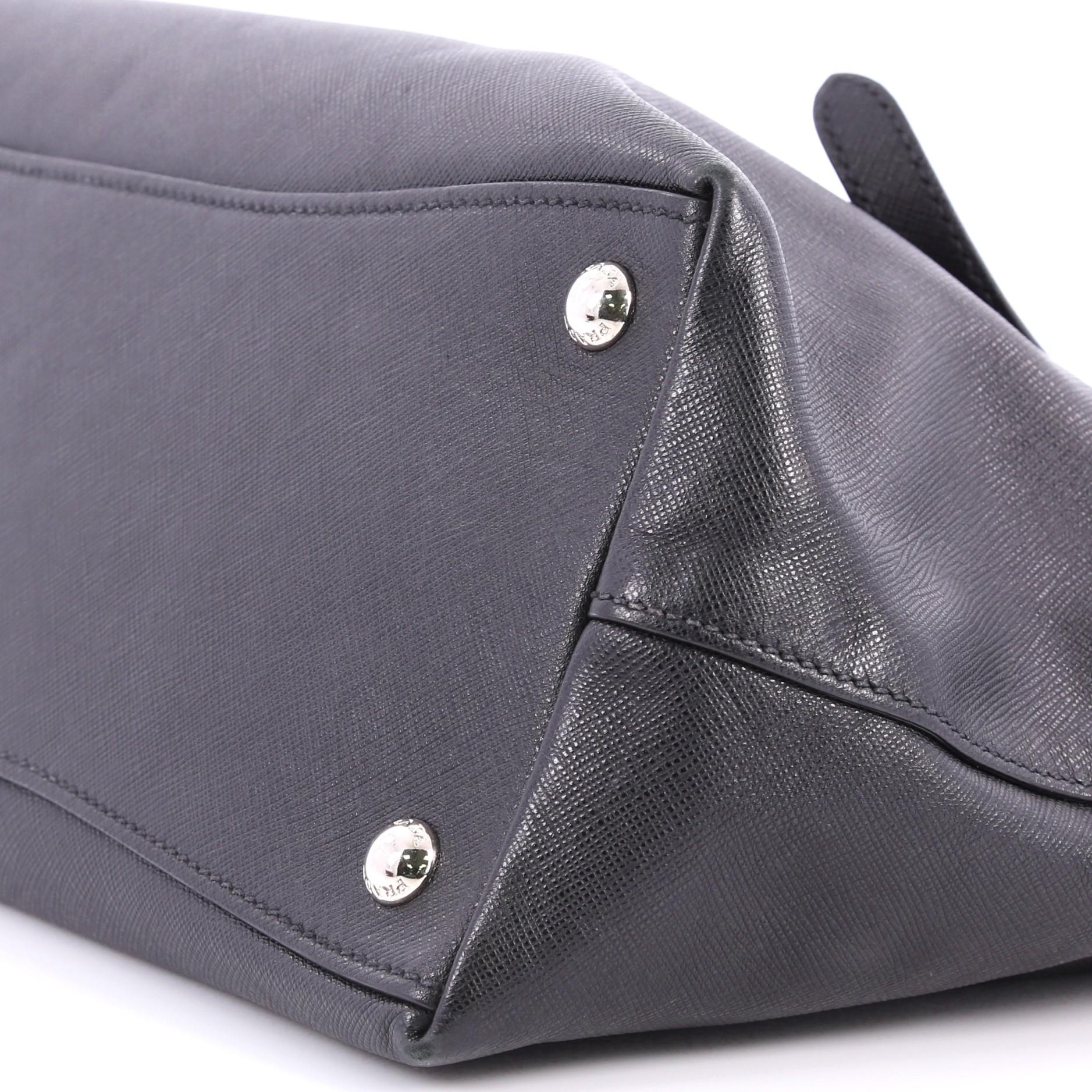 Prada Belted Soft Tote Saffiano Leather Medium 1
