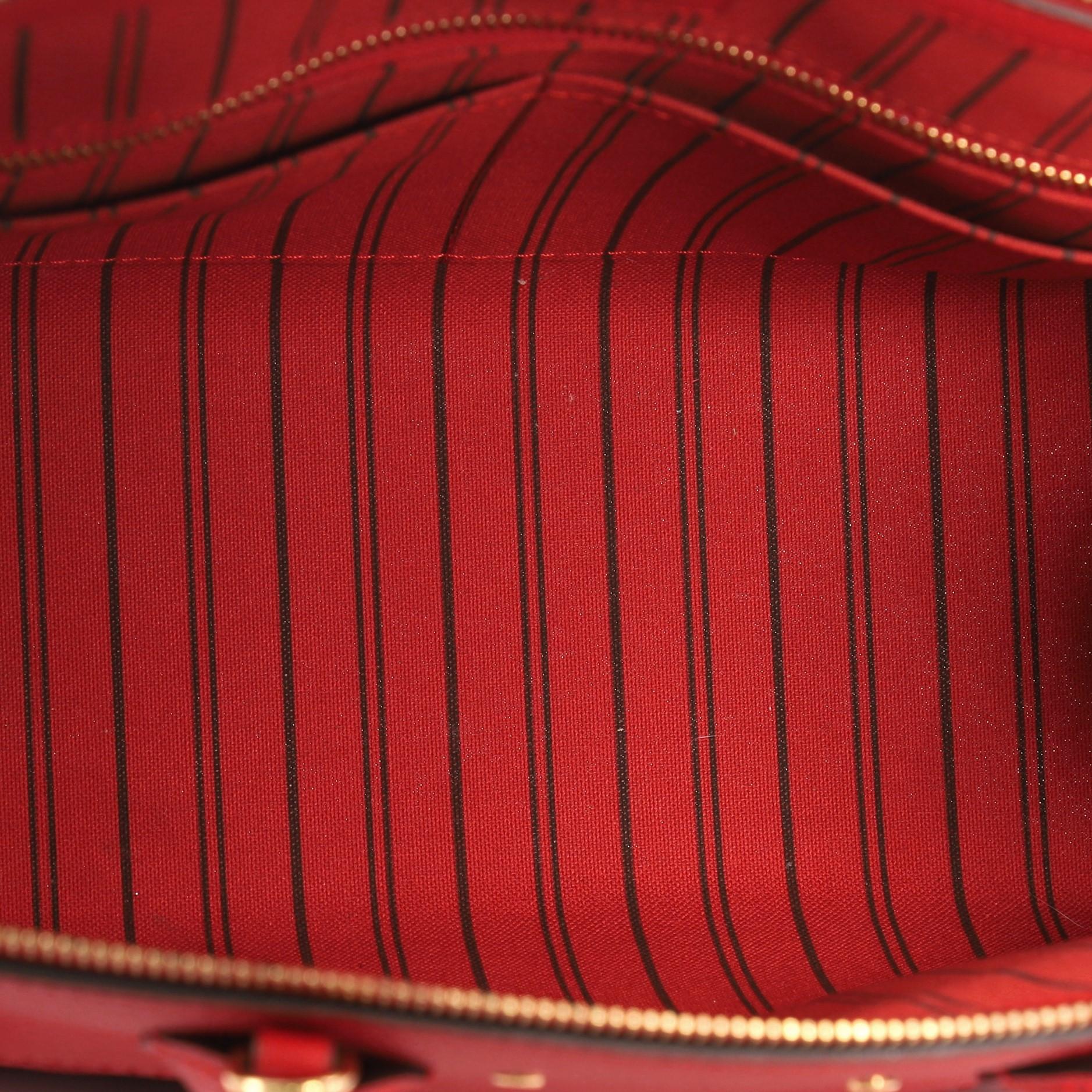 Louis Vuitton Pont Neuf Handbag Monogram Empreinte Leather MM 1