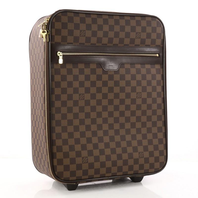 Black  Louis Vuitton Pegase Luggage Damier 45
