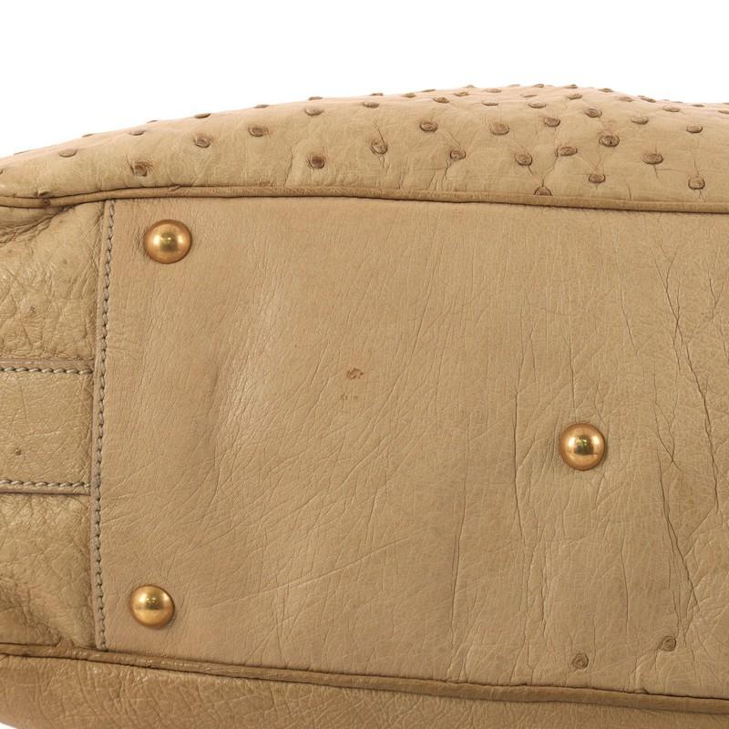 Saint Laurent Rive Gauche Satchel Ostrich Large 2