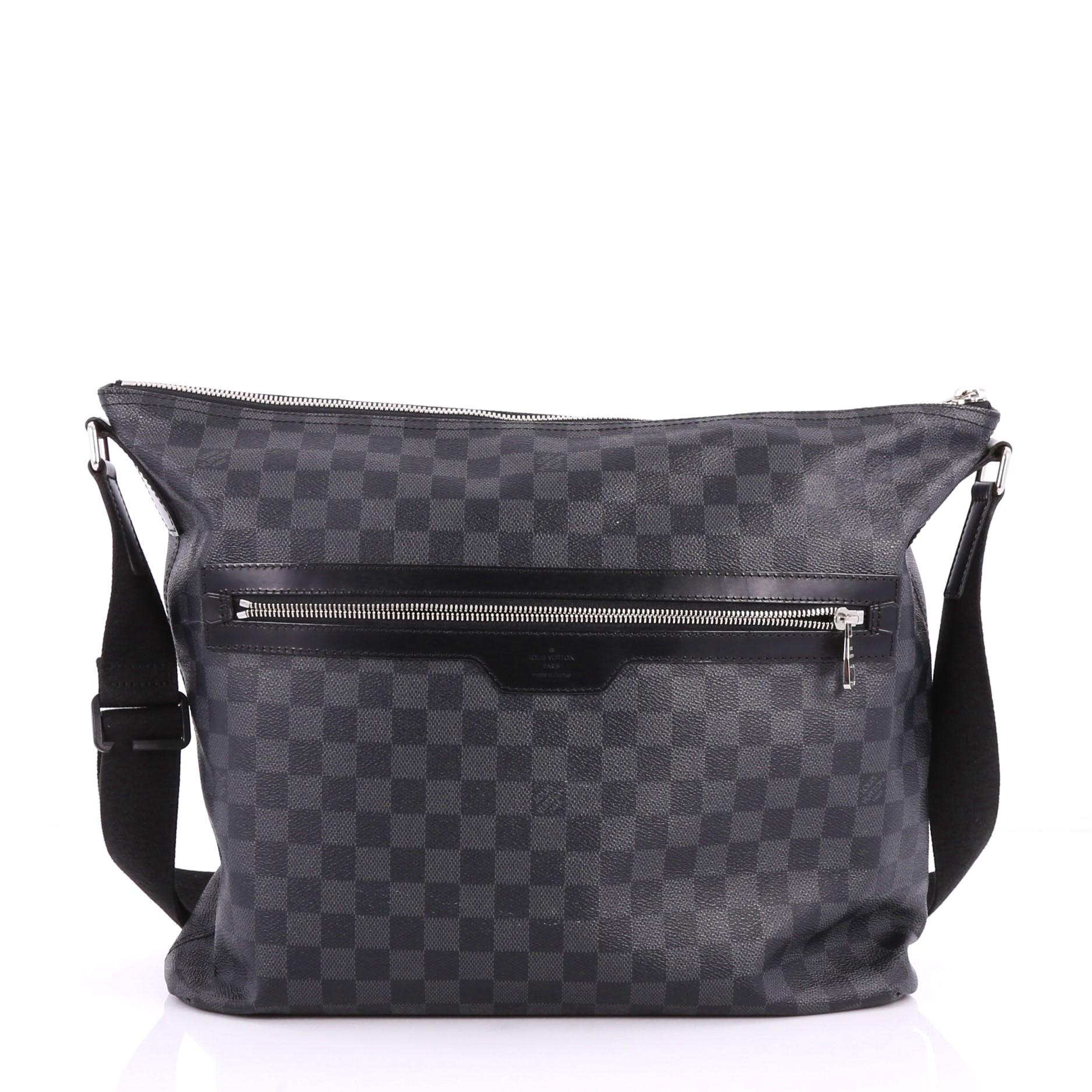 Louis Vuitton Mick Handbag Damier Graphite GM In Good Condition In NY, NY