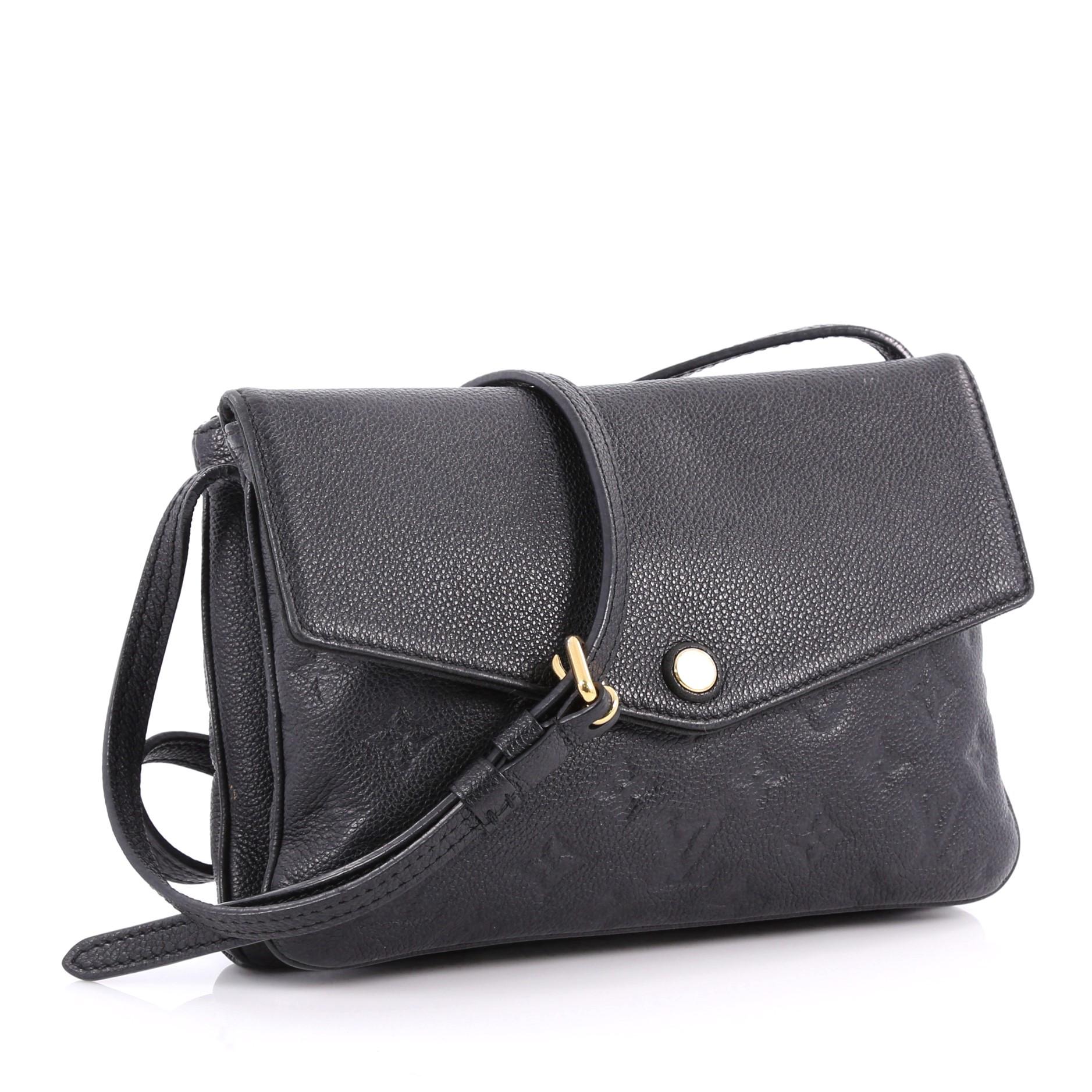 louis vuitton empreinte twice black