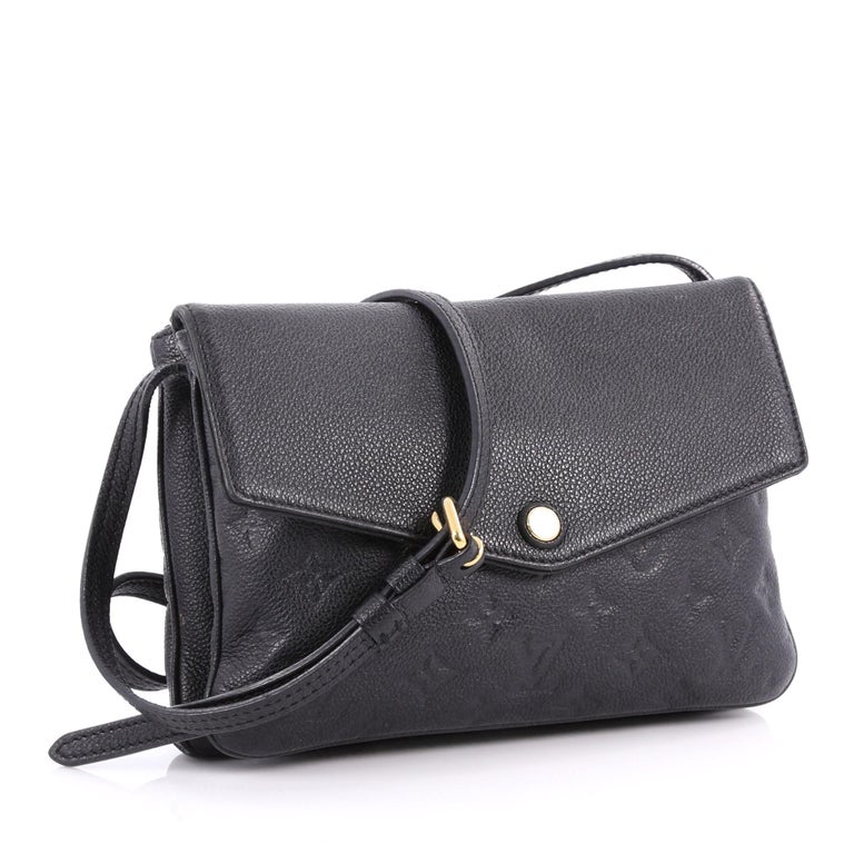 Louis Vuitton Empreinte Twinset Bag - Black Shoulder Bags